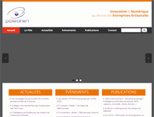 Tablet Screenshot of pole-aten.fr